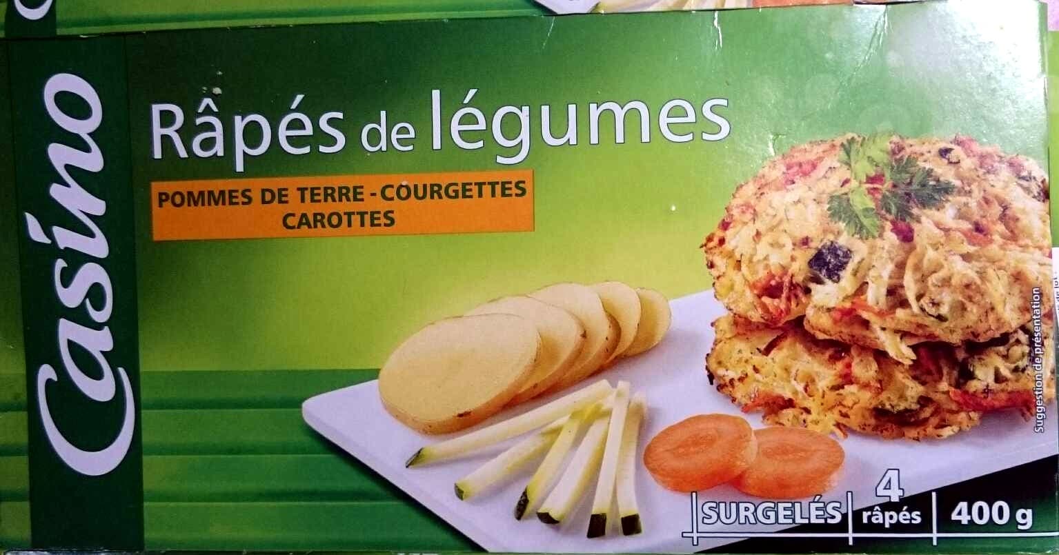 Casino Râpés de légumes Pommes de terre - Courgettes - Carottes packshot