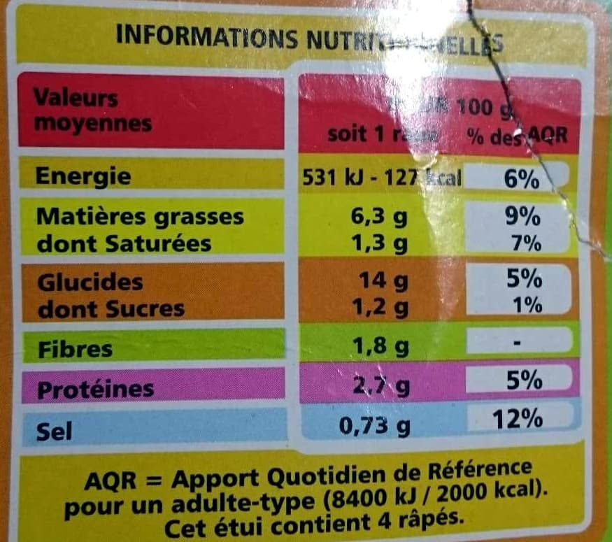 Casino Râpés de légumes Pommes de terre - Courgettes - Carottes packshot