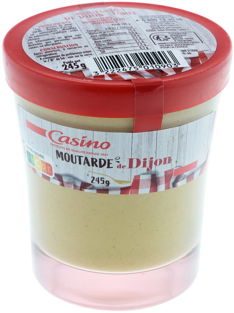 Casino Moutarde de Dijon Forte packshot