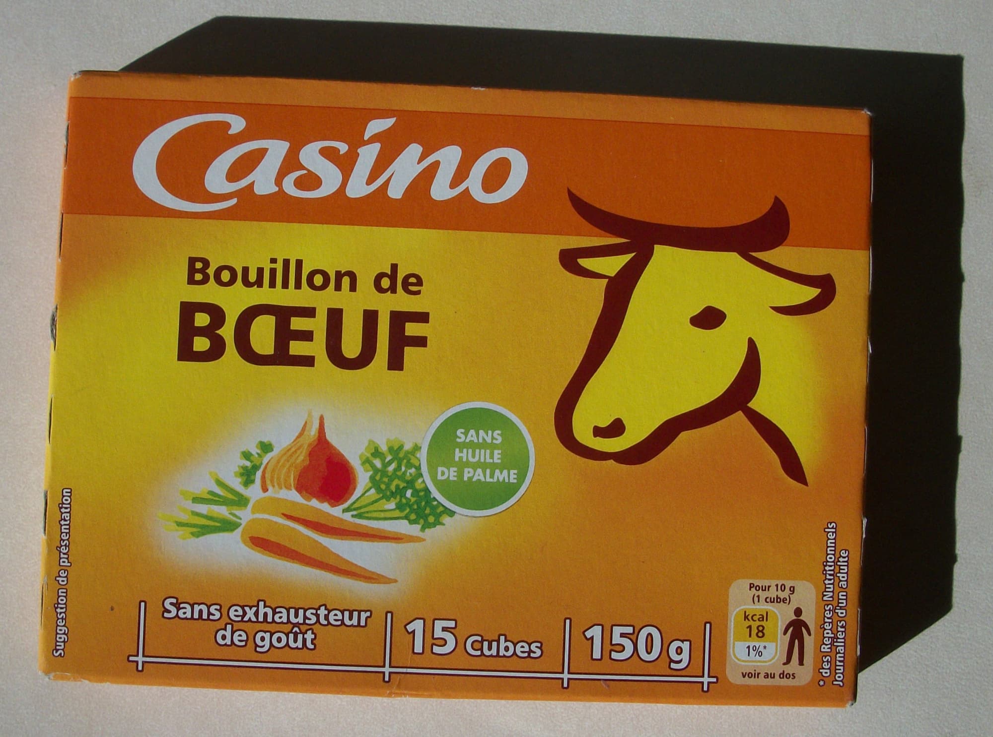 Casino Bouillon e cube de bœuf packshot