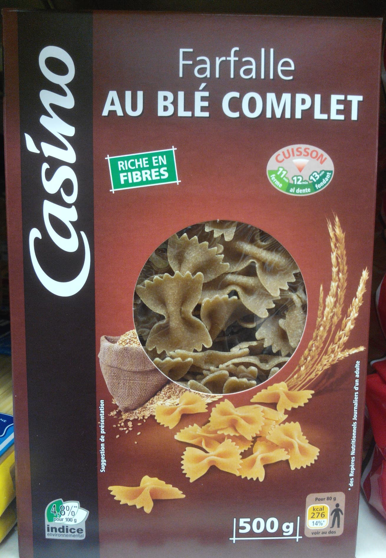 Casino Farfalles au blé complet Casino packshot