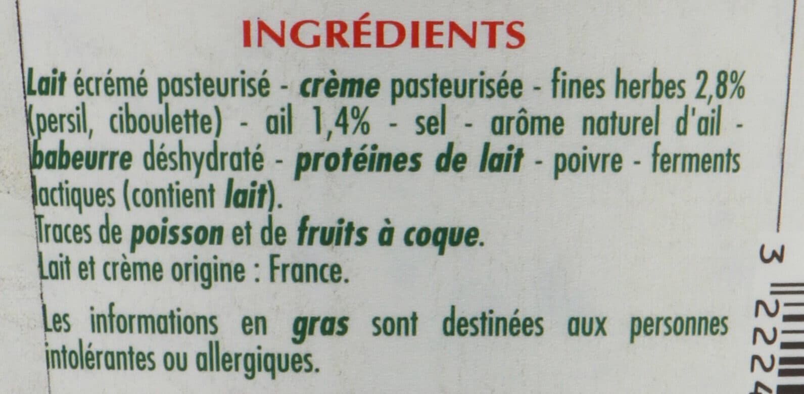 Casino Ailladou Ail et fines herbes packshot