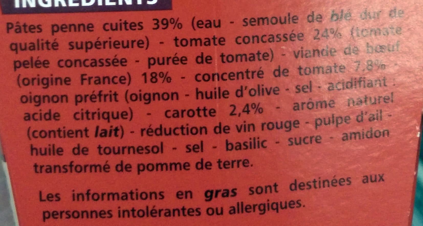 Casino Box Penne Bolognaise packshot
