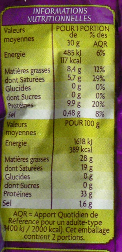 Casino parmesan râpé 100g.400Cal packshot