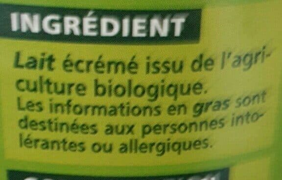 Casino BIO Lait packshot