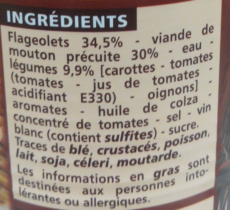 Casino Mitonné de Mouton aux flageolets packshot