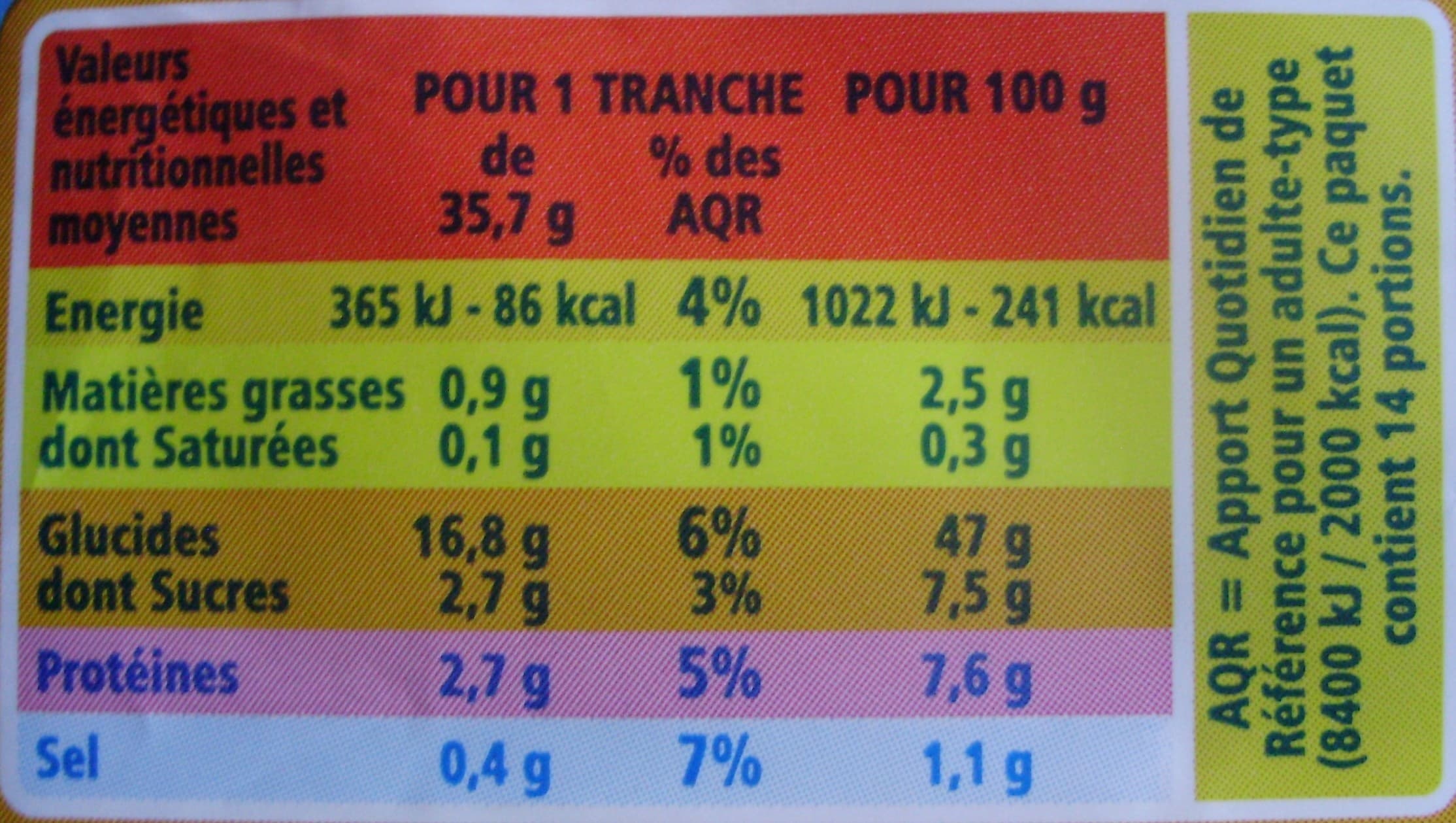 Casino Pain de mie grandes tranches blanc sans croûte packshot