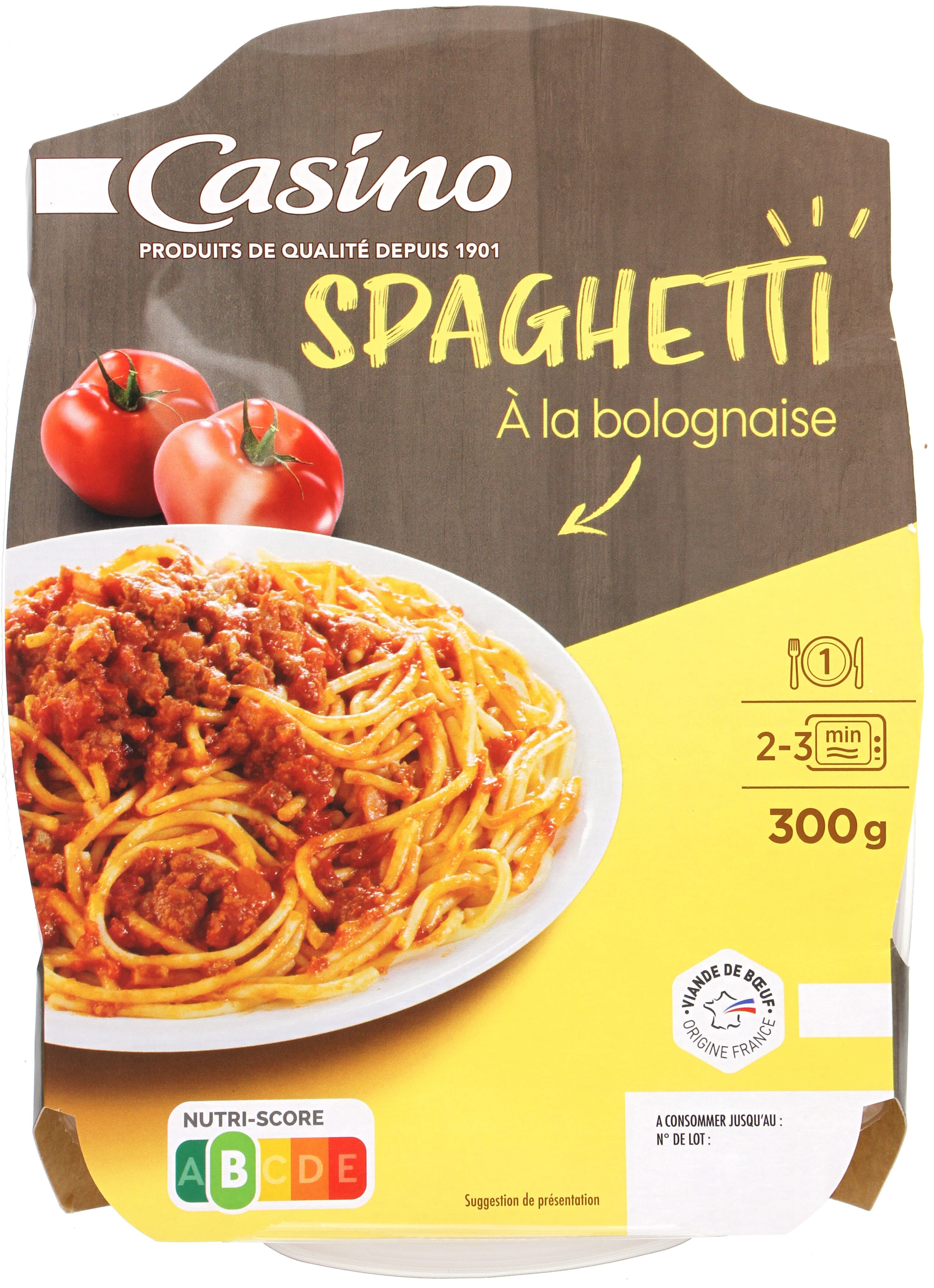 Casino Spaghetti bolognaise packshot