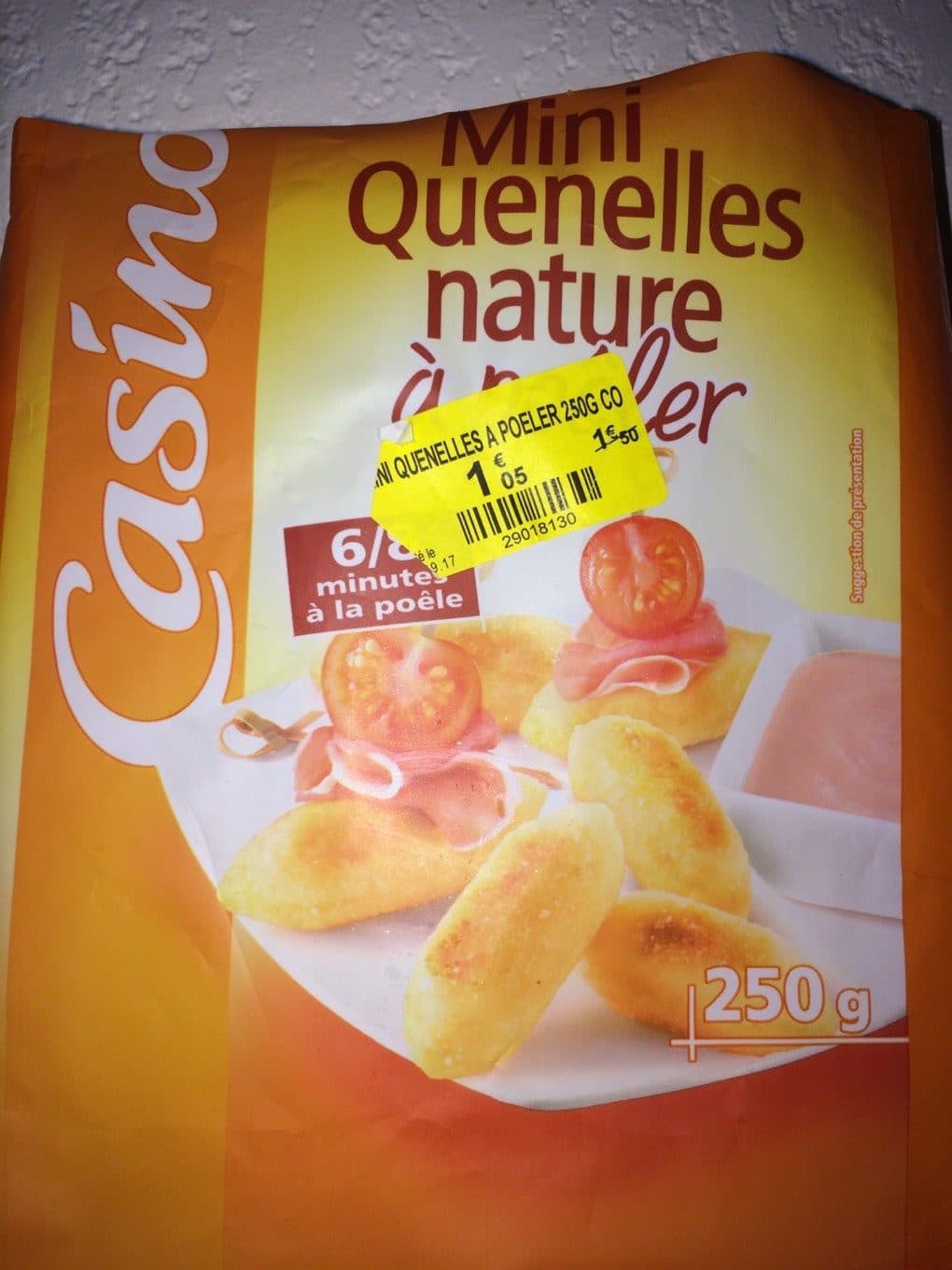 Casino Mini quenelles nature à poêler packshot