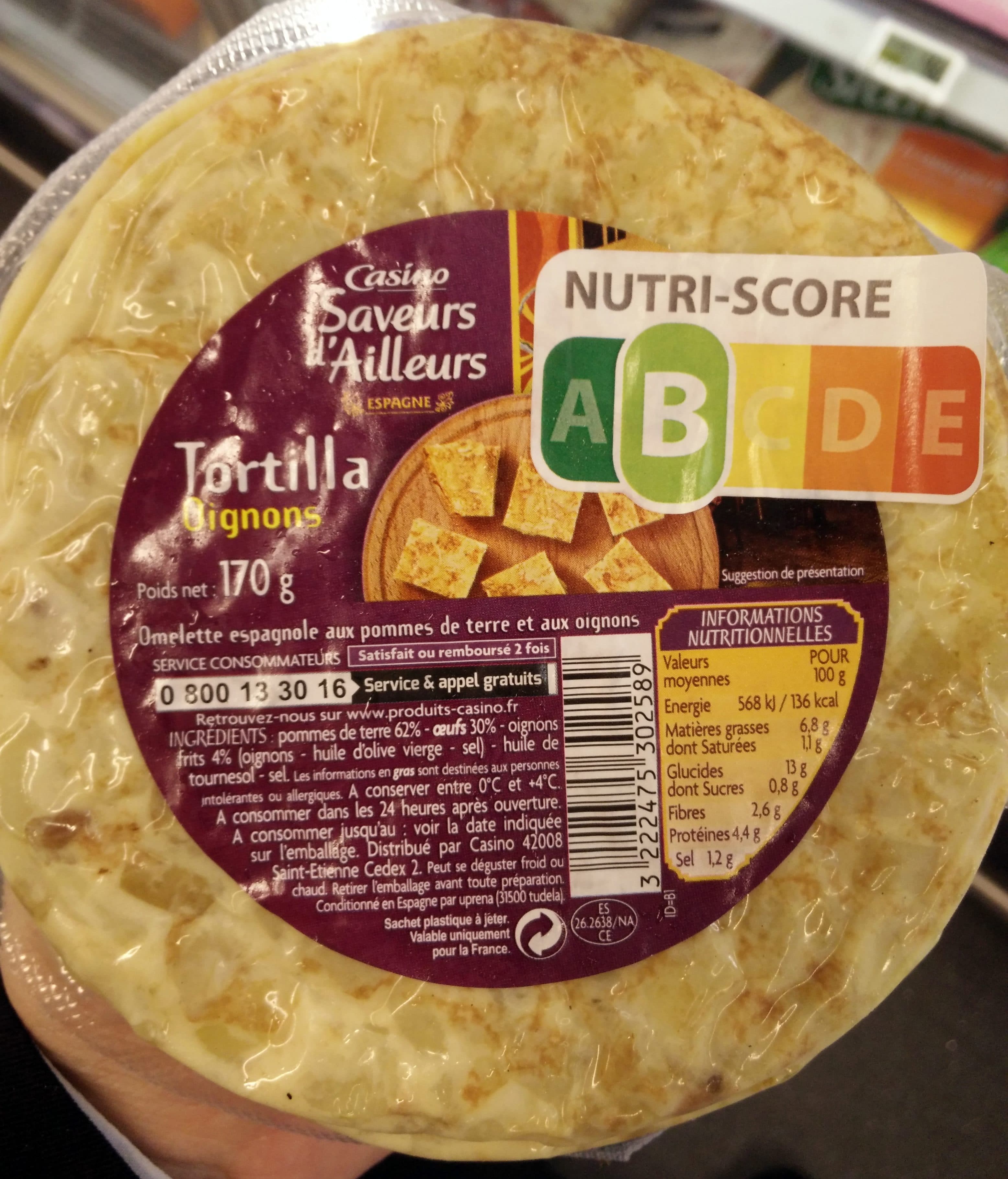 Casino Tortilla Oignons packshot