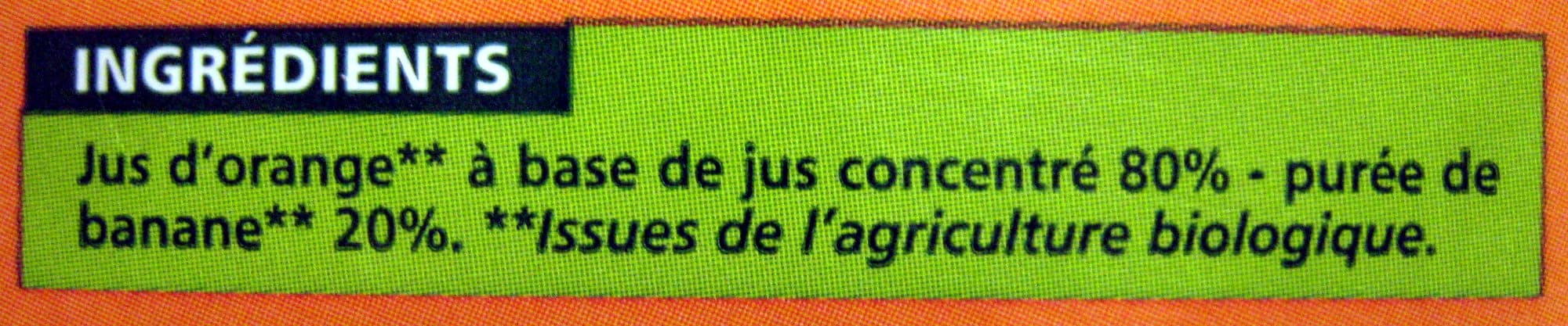Casino Jus Orange Banane à base de concentré et de purée packshot