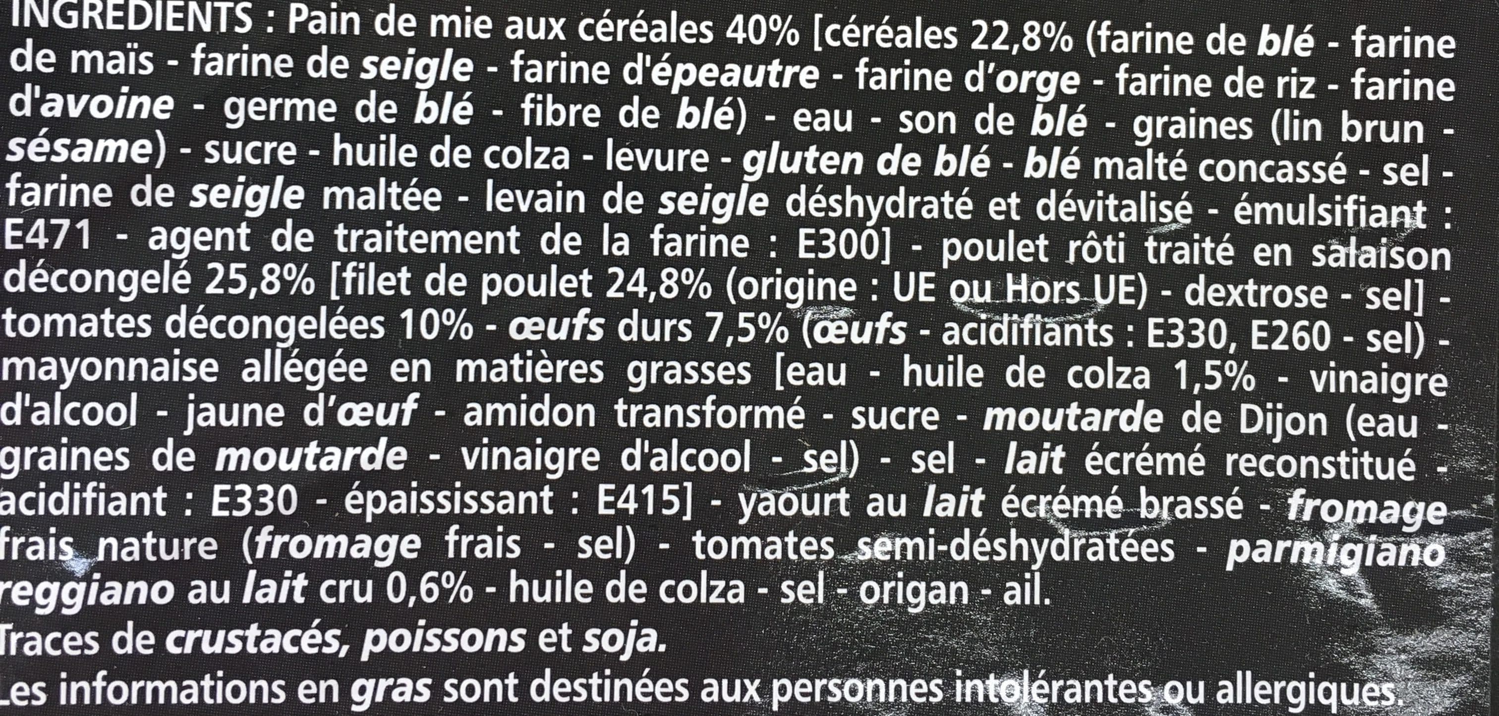 Casino Sandwich Poulet Caesar - Sauce au fromage Italien packshot