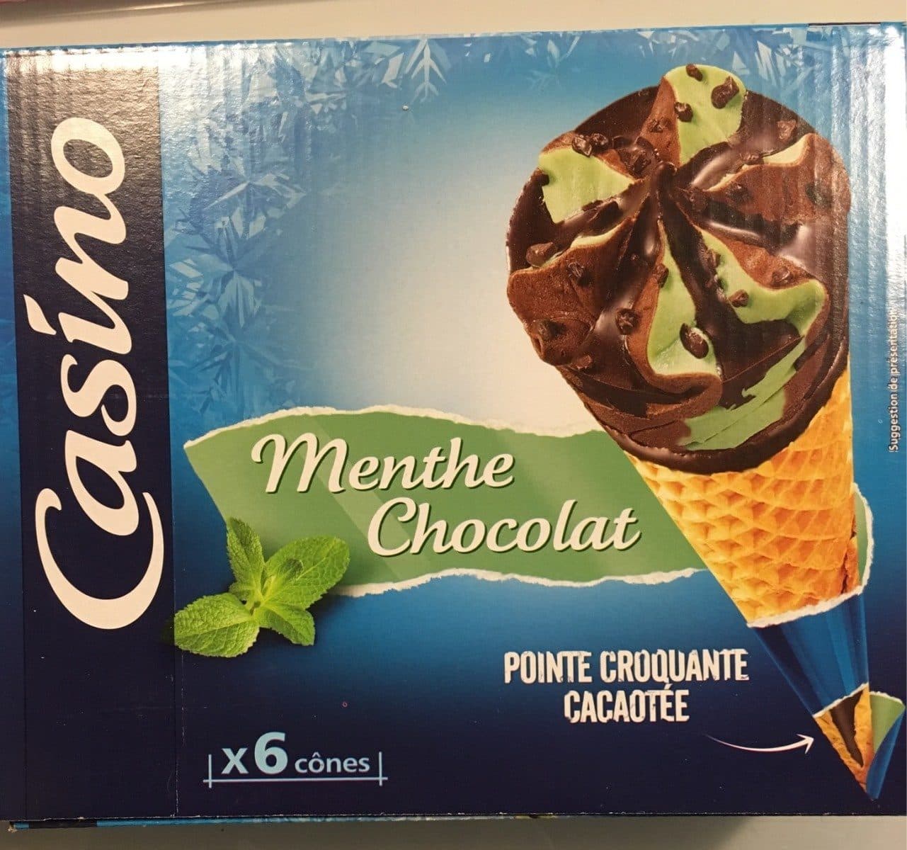Casino Cônes Menthe Chocolat packshot