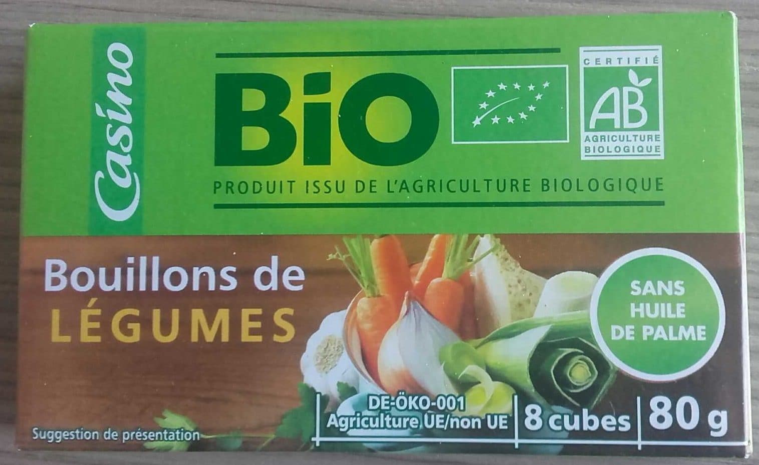 Casino Bouillon cube de légumes BIO packshot