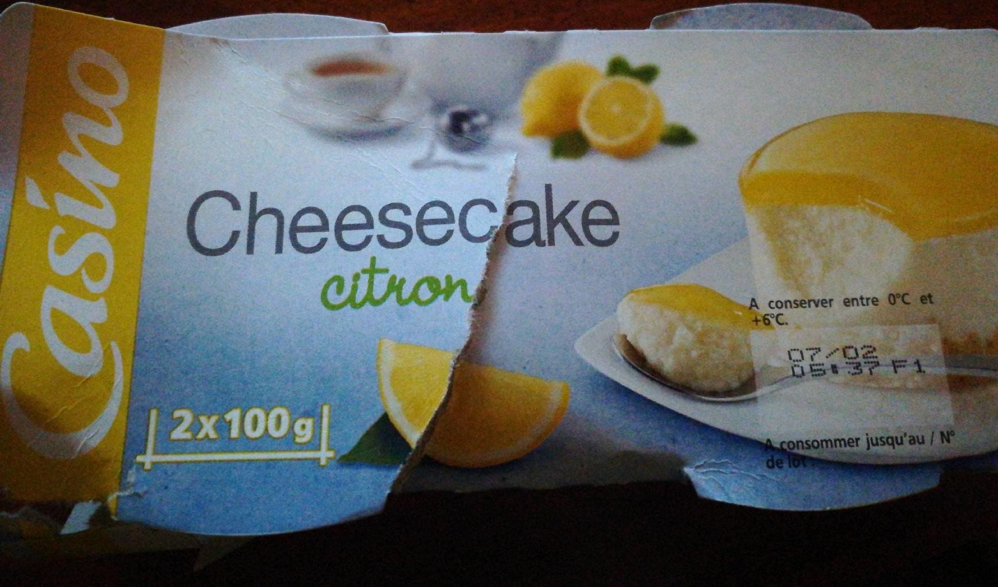 Casino Cheesecake Citron packshot