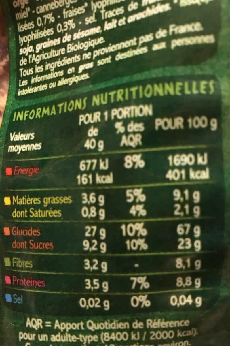Casino Muesli Croustillant fruits rouges packshot