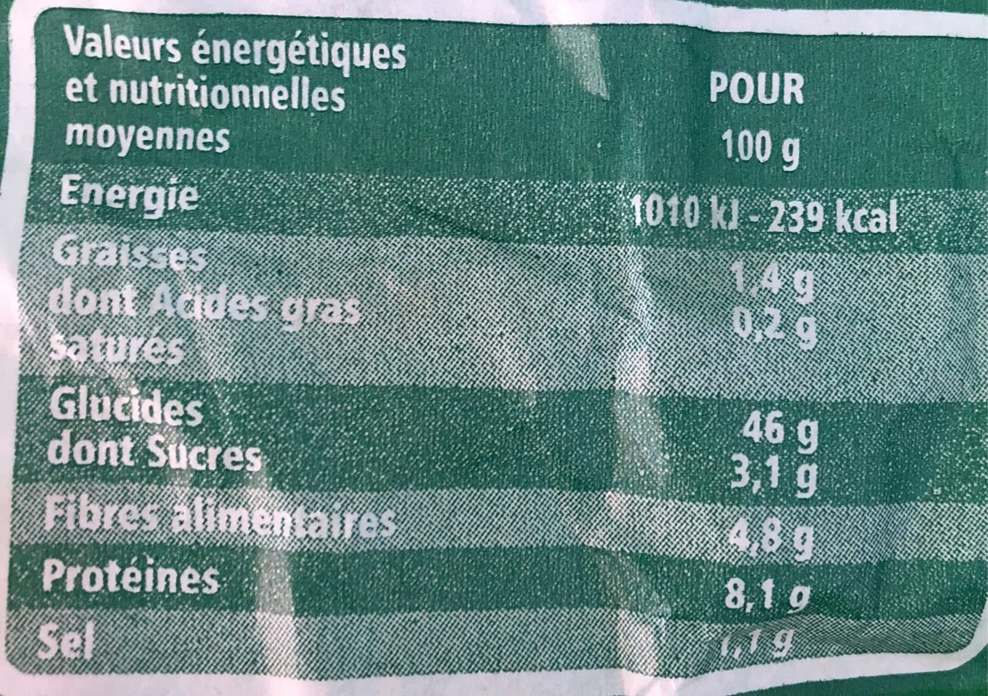 Casino Pain aux 2 Sons Biologique packshot