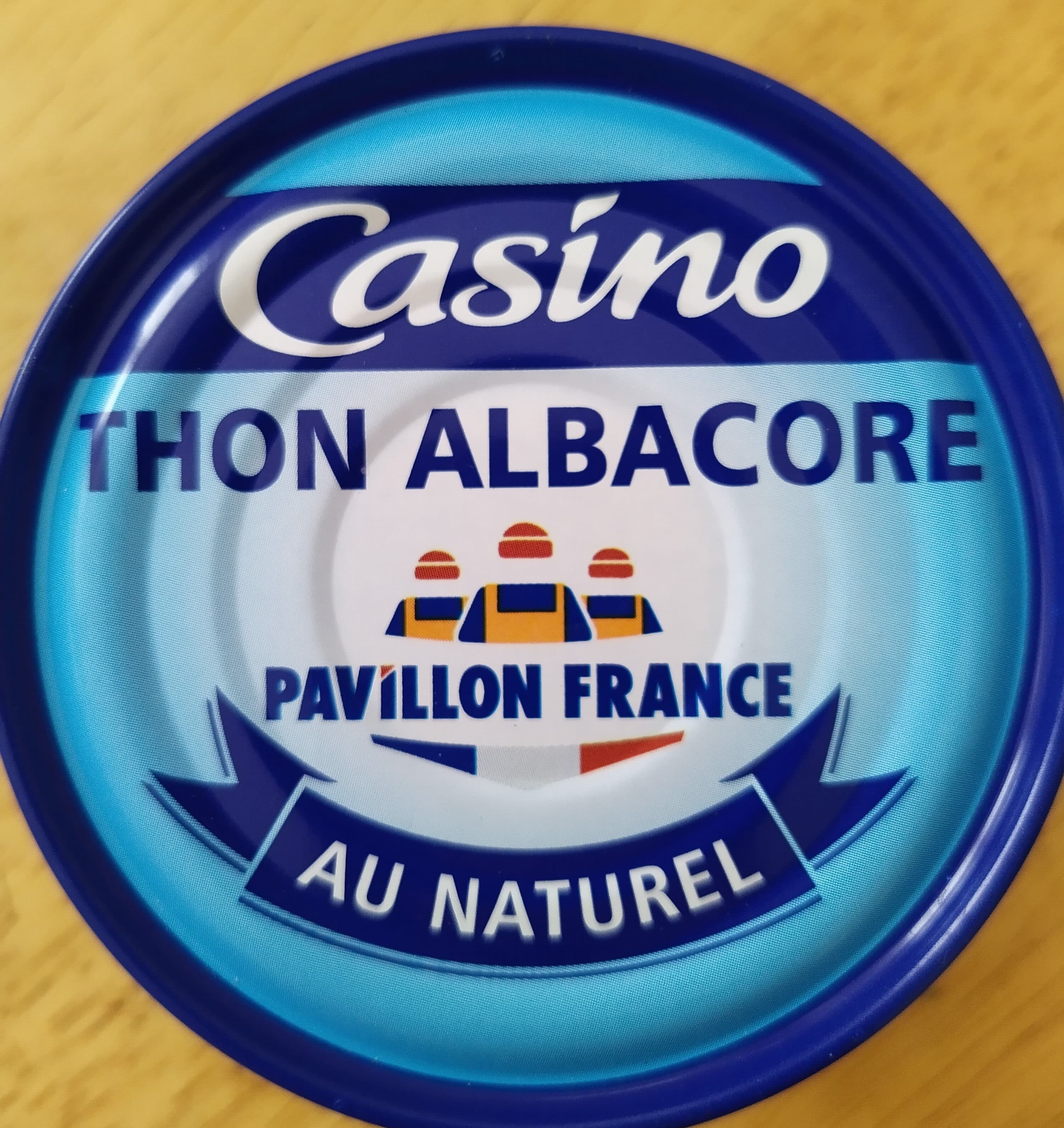Casino Thon Albacore Pavillon France au naturel packshot