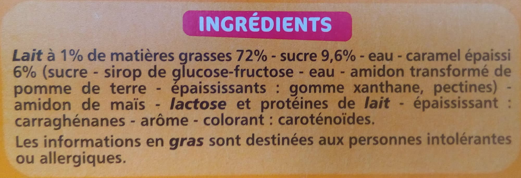DooDingues Flan au caramel coulant packshot