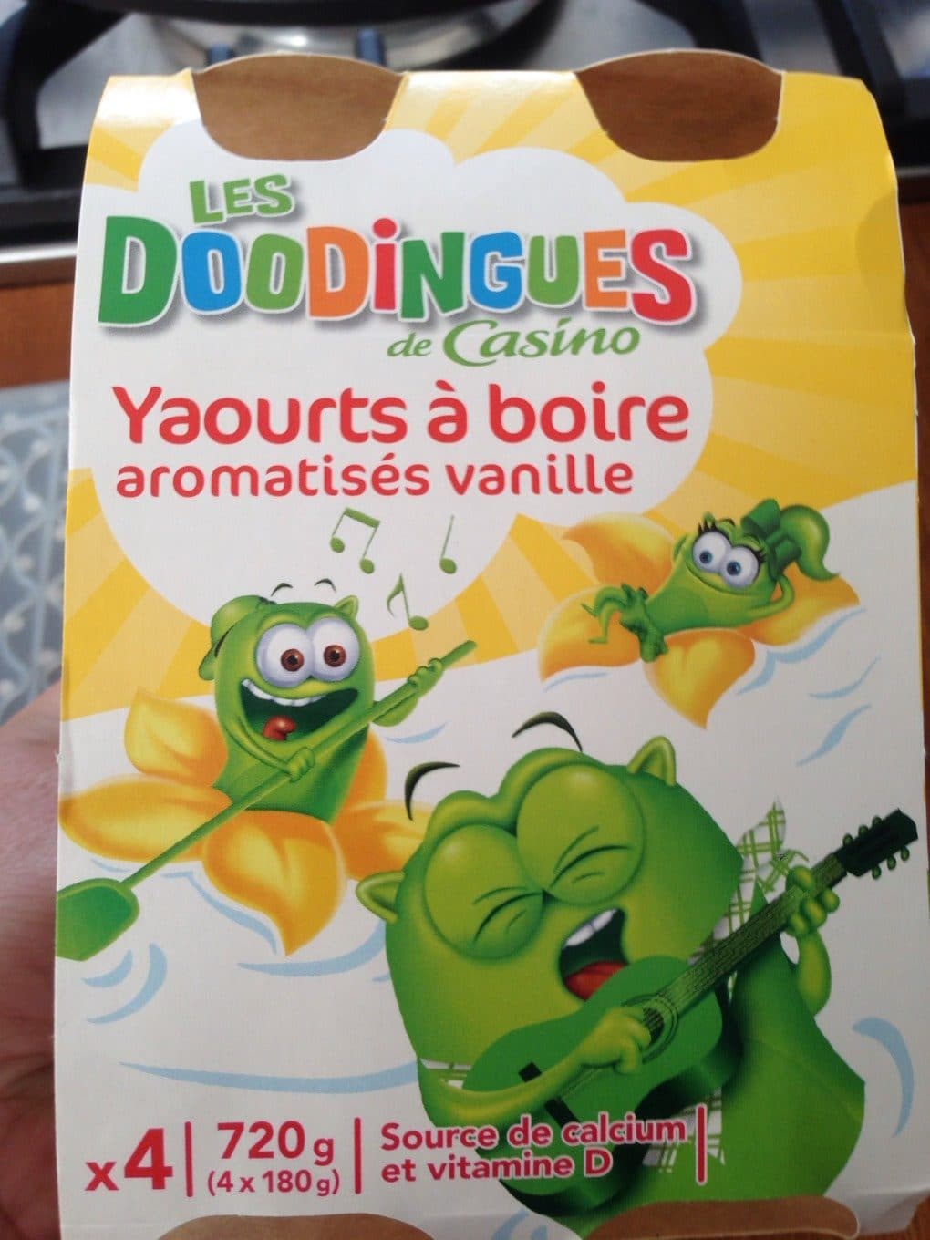 Les Doodingues Yaourt à boire aromatisés vanille packshot