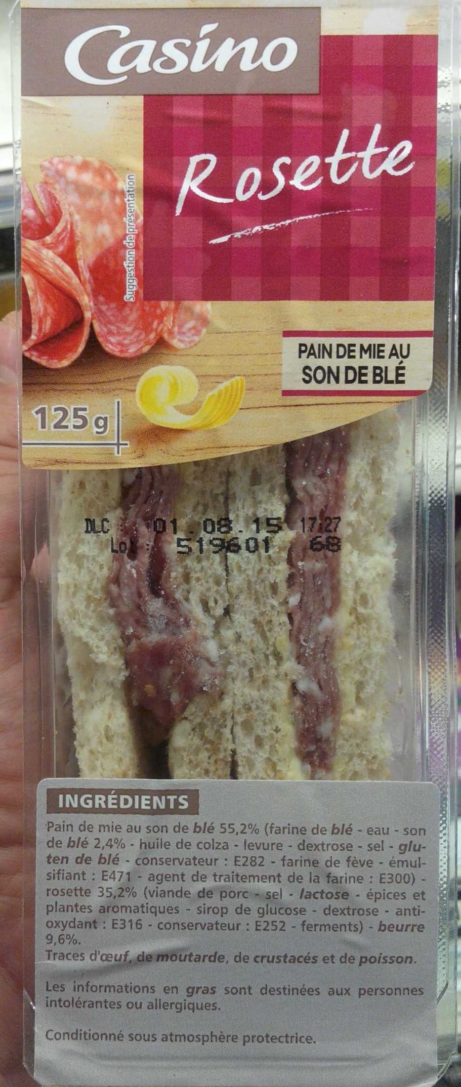 Casino Sandwich Rosette packshot
