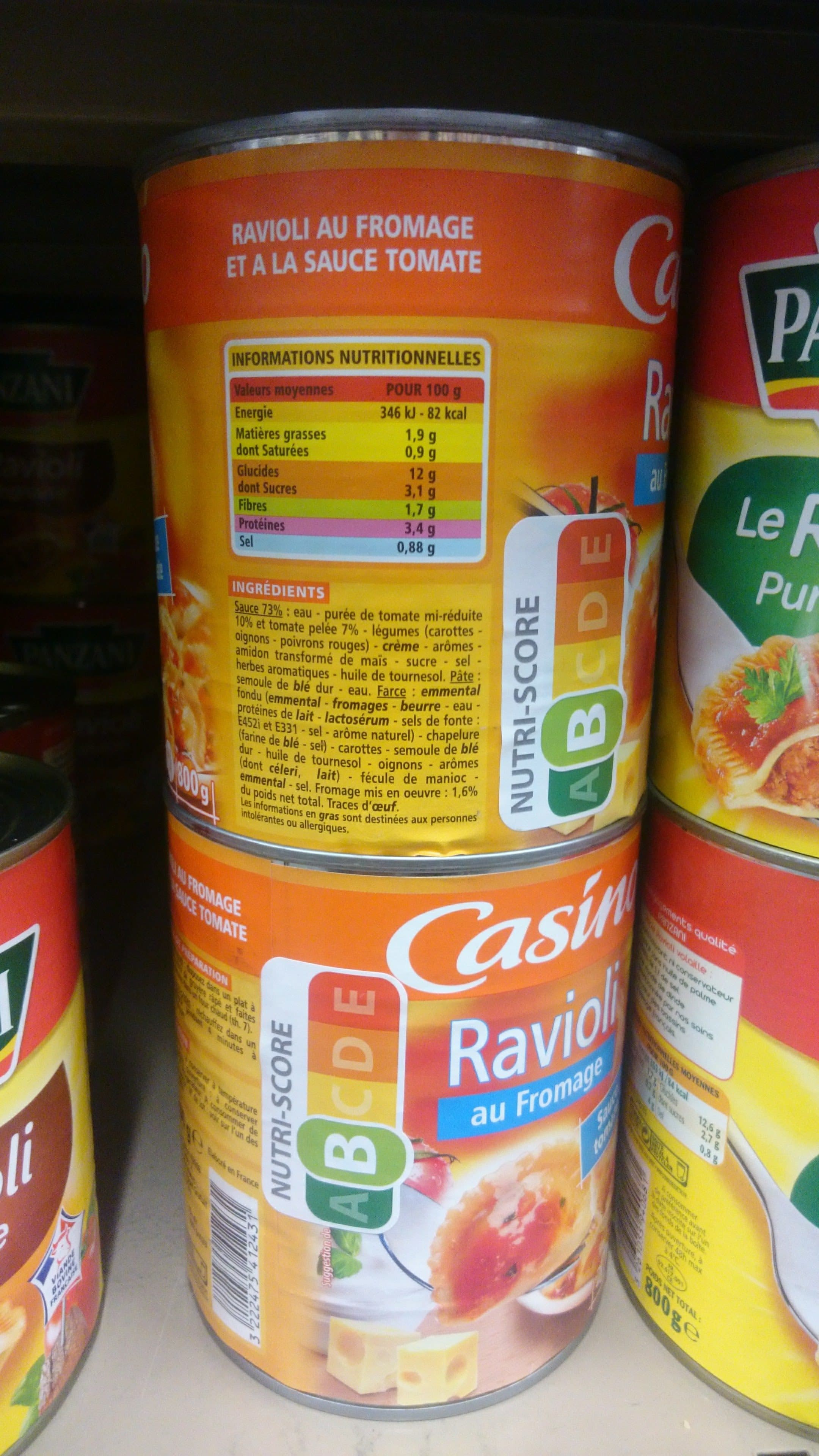 Casino Ravioli au fromage sauce tomate packshot