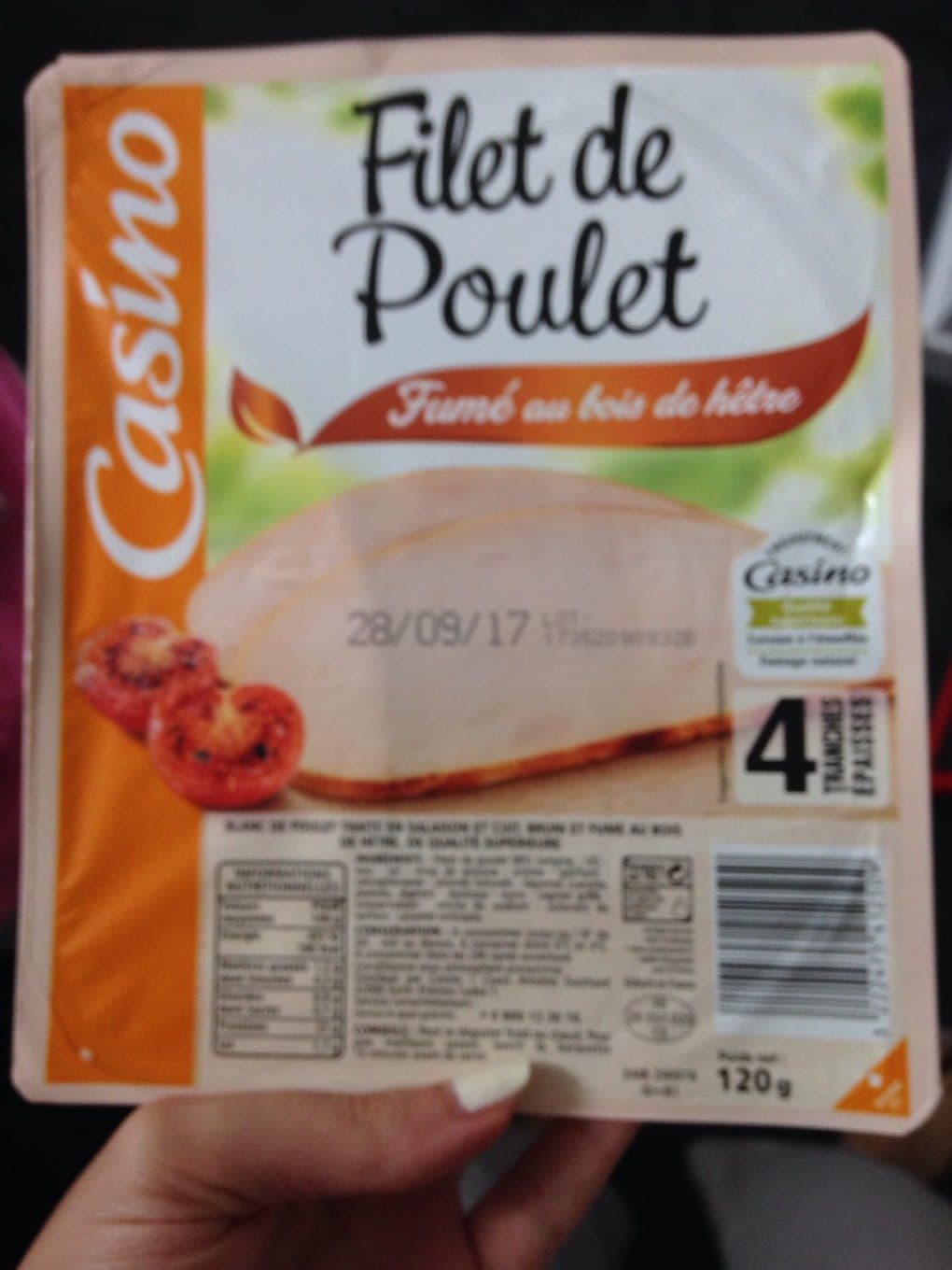 Casino Filet de poulet fumé au bois de hêtre packshot