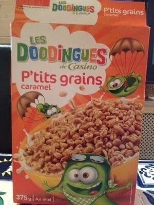 Les Doodingues P'tits grains caramel au miel packshot