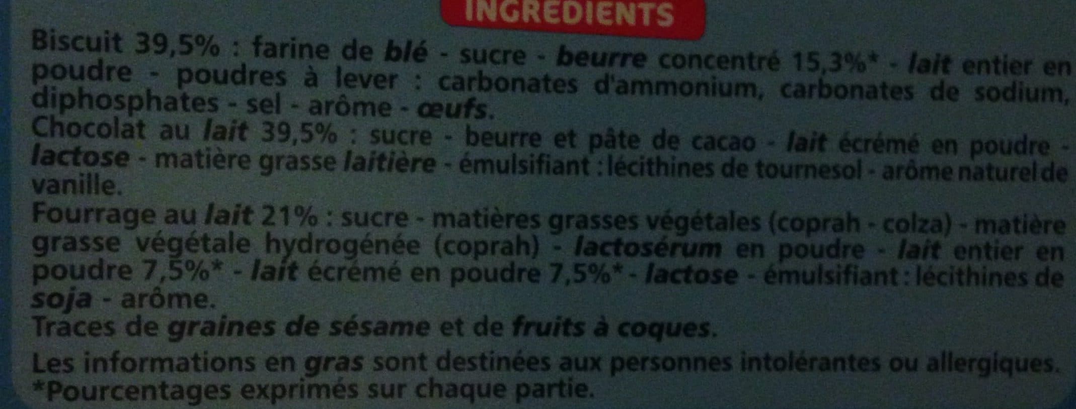 Les Doodingues Choc-lait Petits sablés fourrés packshot