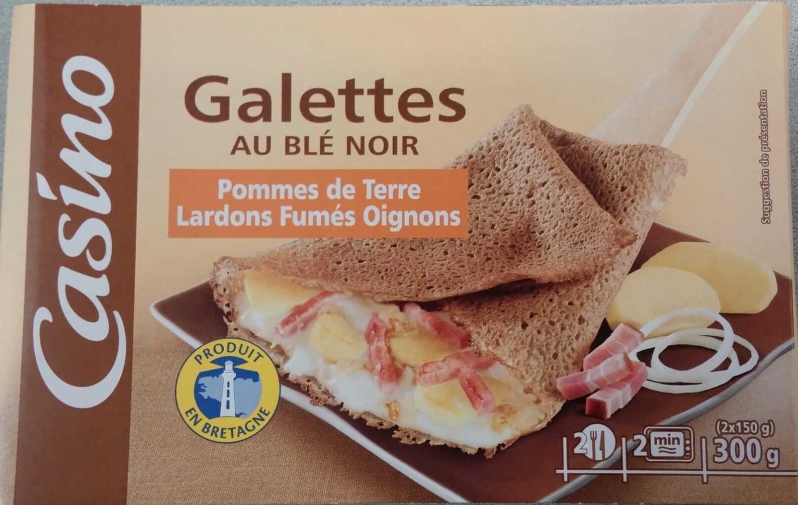 Casino Galettes au Blé Noir, Pommes de Terre, Lardons Fumés, Oignons packshot