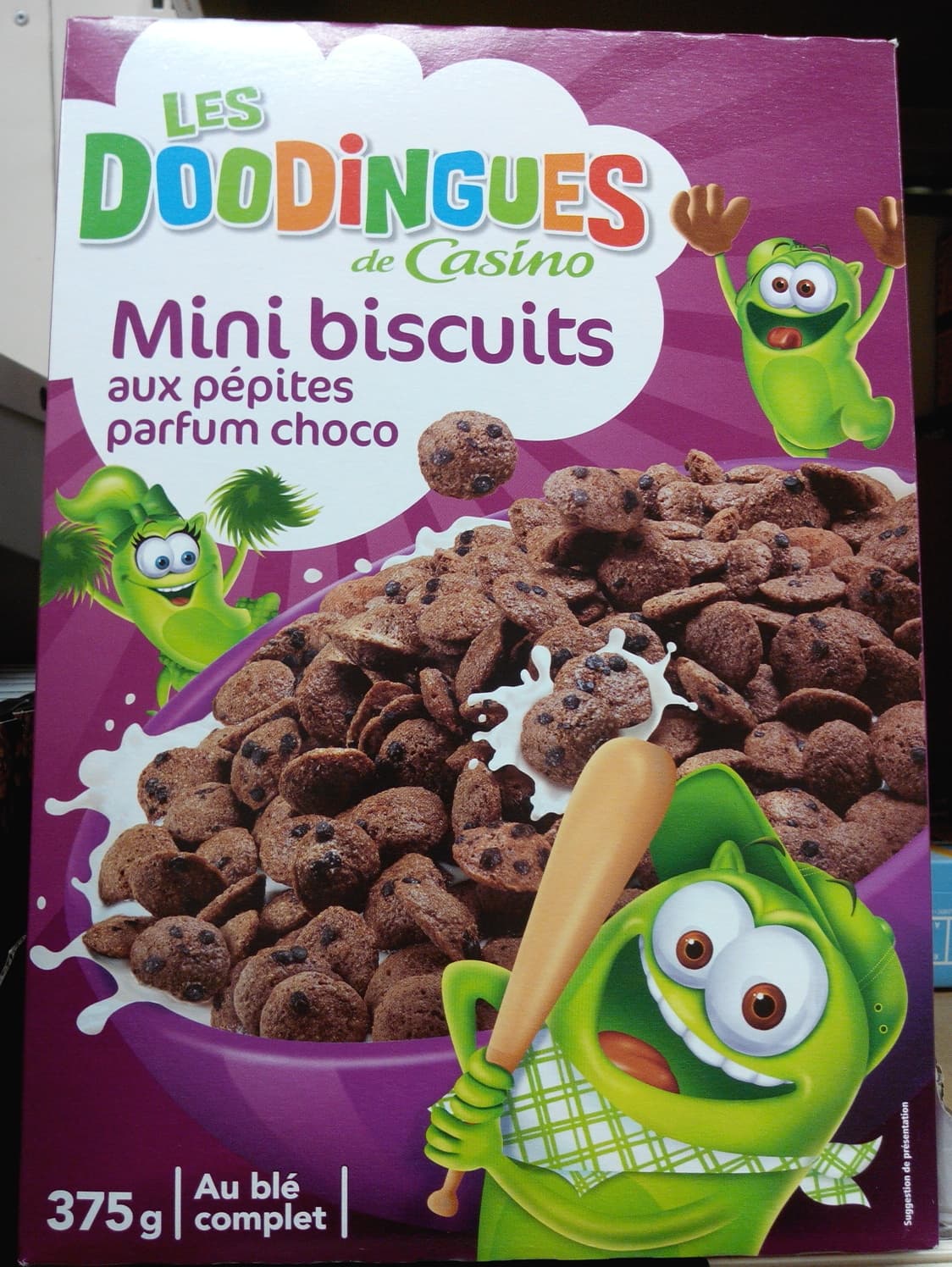 Les Doodingues Mini biscuits aux pépites parfum choco packshot