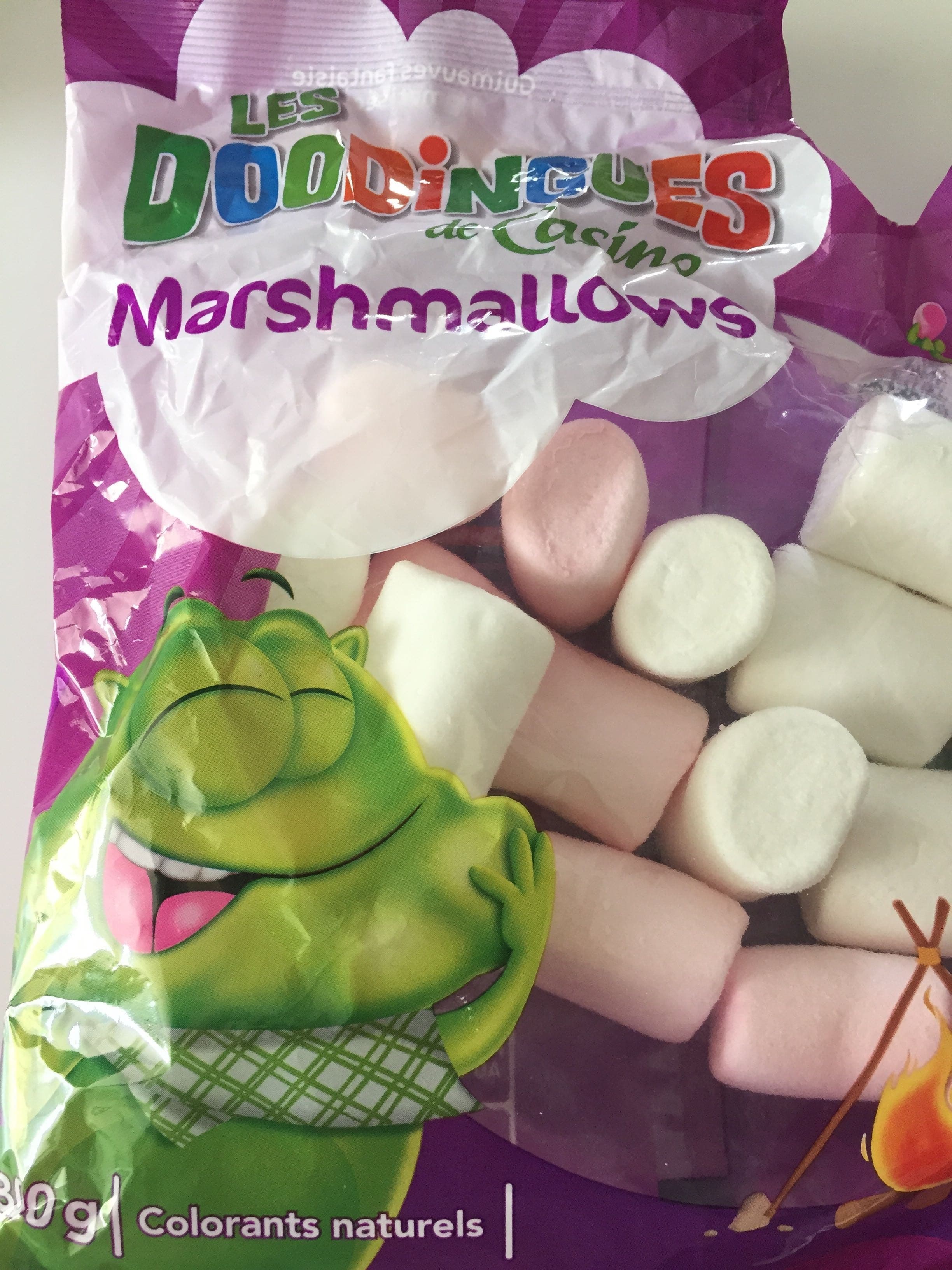DooDingues Marsmallows de "colorants Naturels" packshot