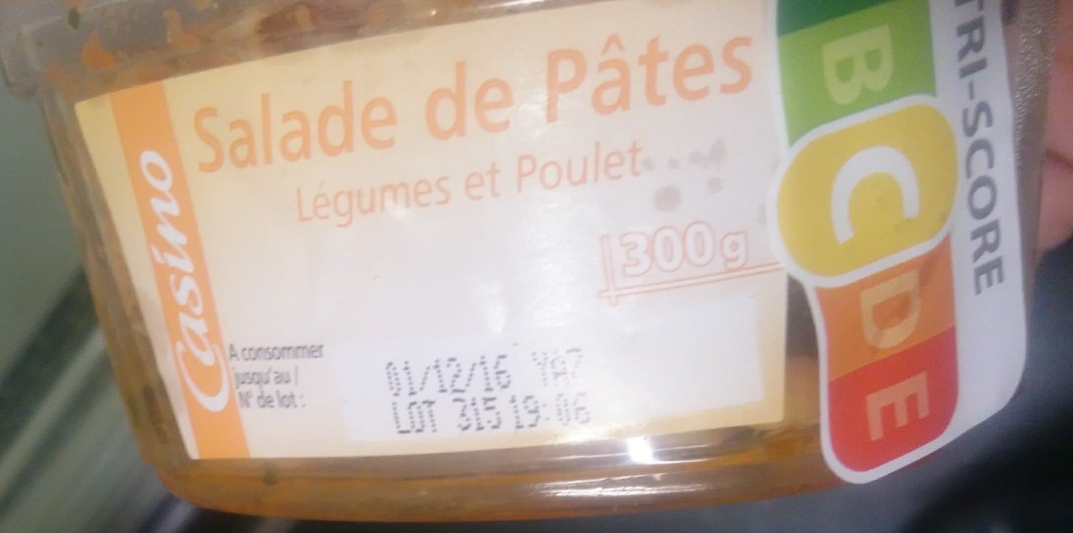 Casino Salade de Pâtes Légumes et Poulet packshot
