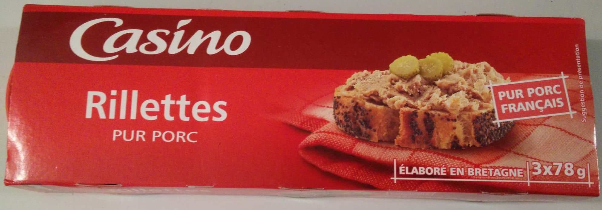 Casino Rillettes pur porc français 3 x 78 g packshot