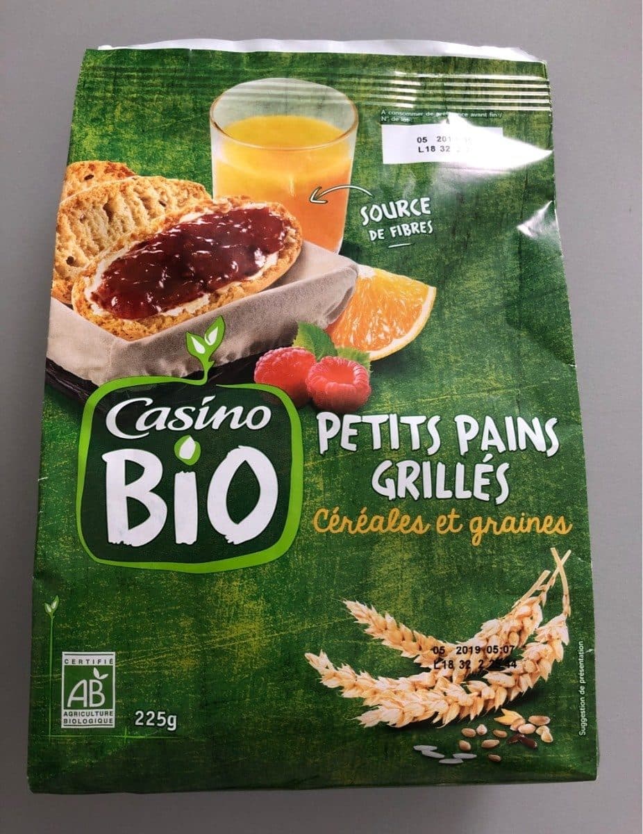 Casino Petits pains grillés 5 céréales packshot