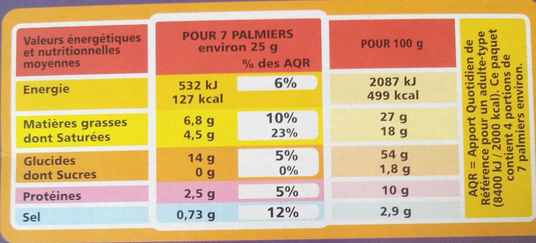 Casino Palmiers aux olives noires packshot