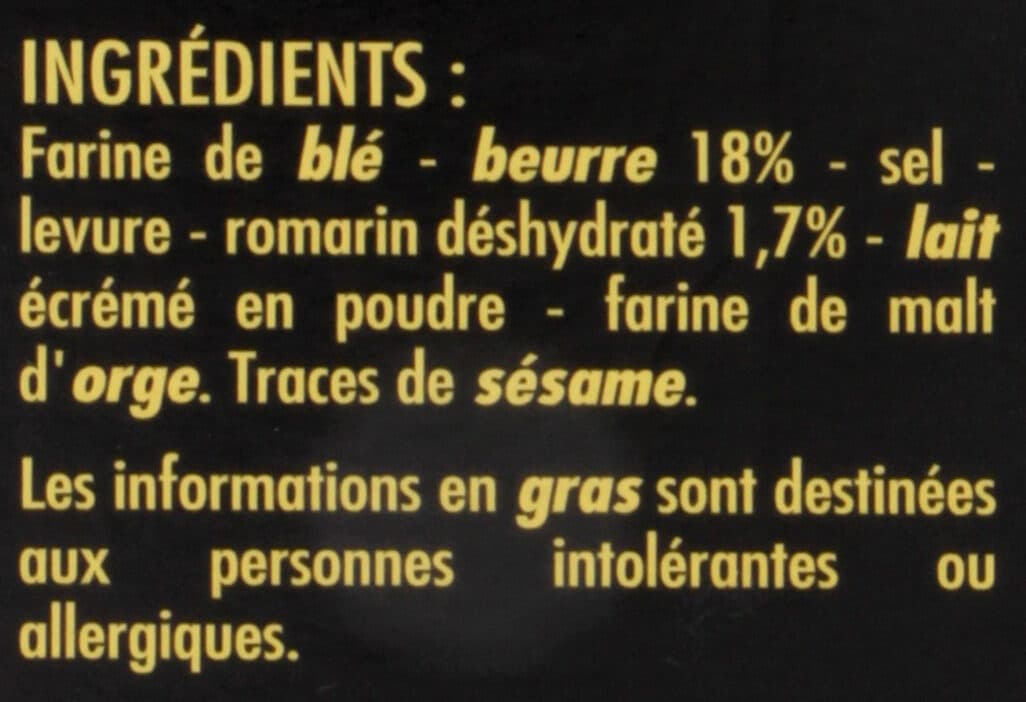 Casino Flûtes romarin packshot
