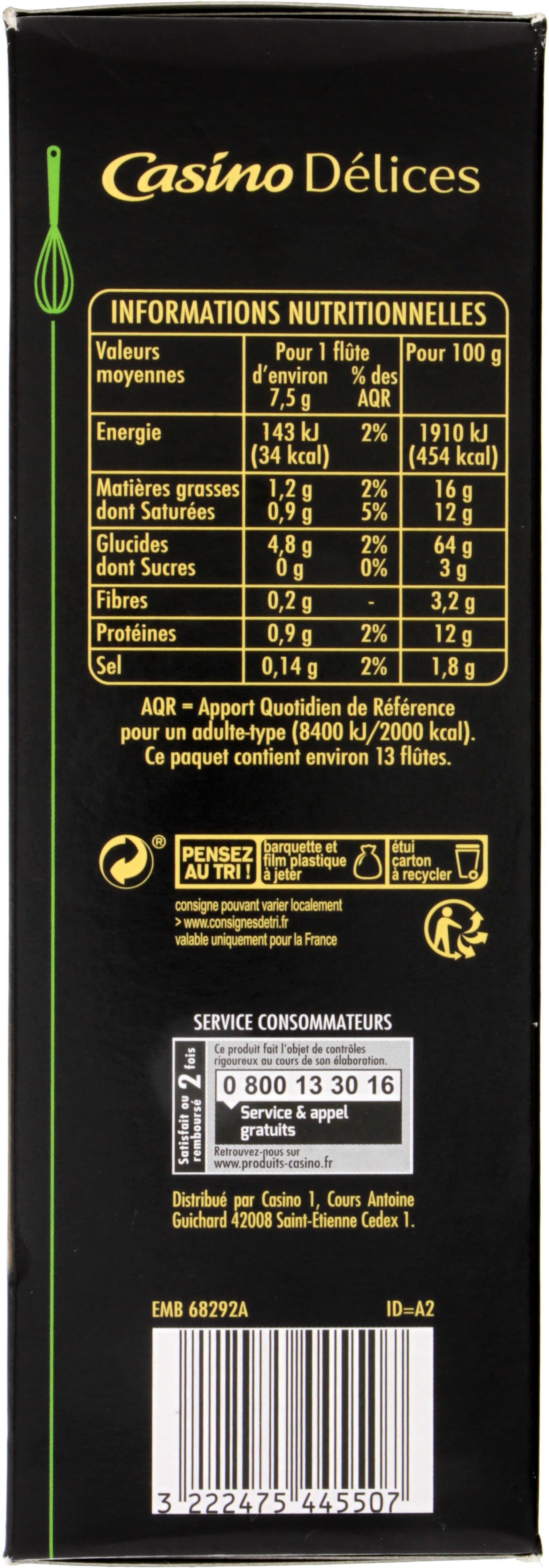 Casino Flûtes romarin packshot