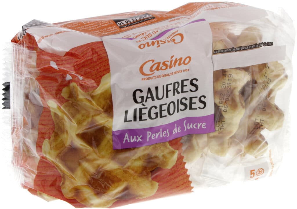 Casino Gaufres liégeoises aux perles de sucre packshot