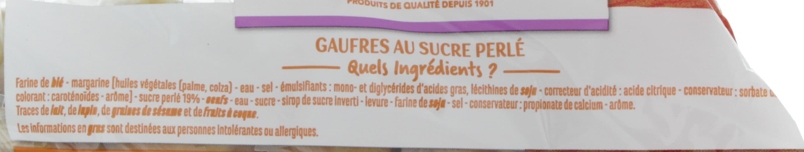 Casino Gaufres liégeoises aux perles de sucre packshot