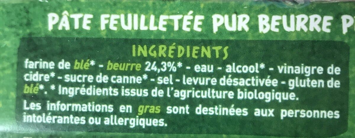 Casino Pâte feuilletée pur beurre Bio packshot