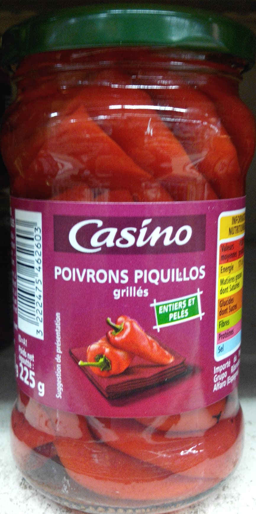 Casino Poivrons grillés entiers Piquillos packshot