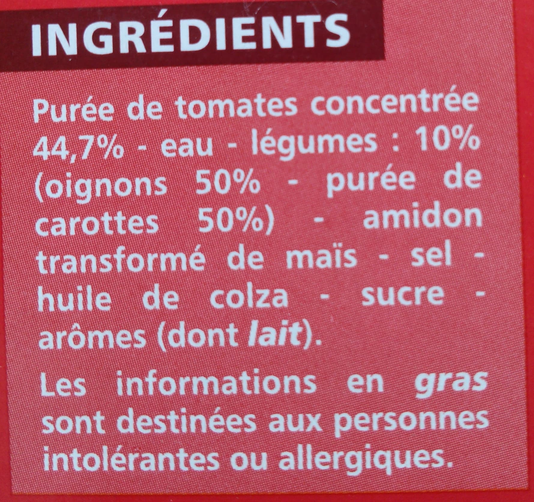 Casino Sauce tomate cuisinée aux légumes packshot