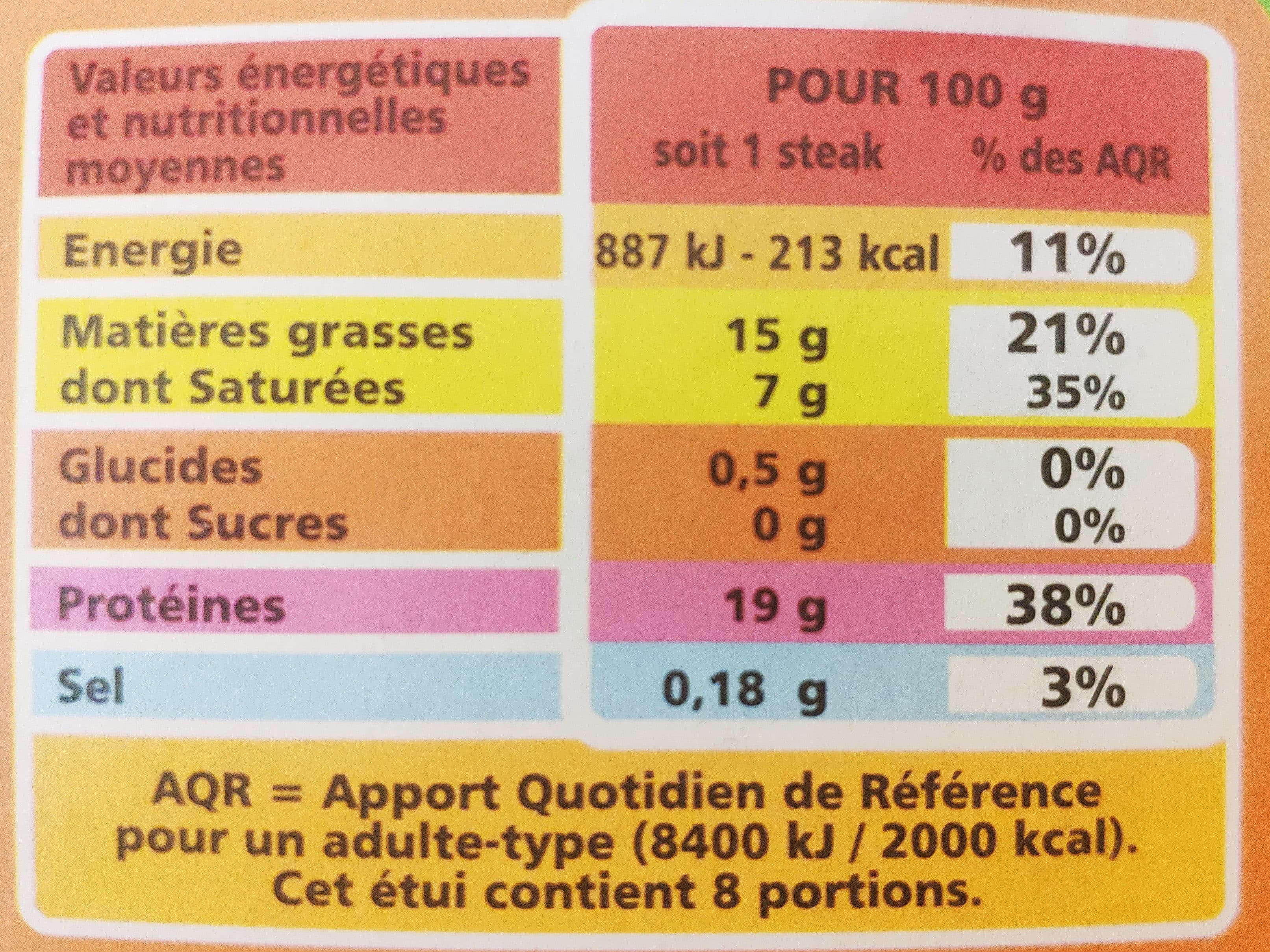 Casino 8 Steaks hachés pur boeuf packshot