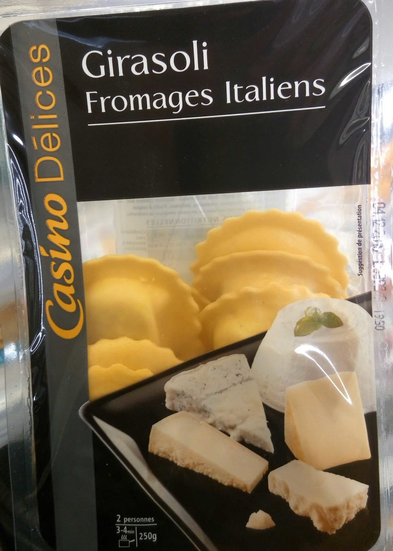 Casino Girasoli fromages italiens packshot