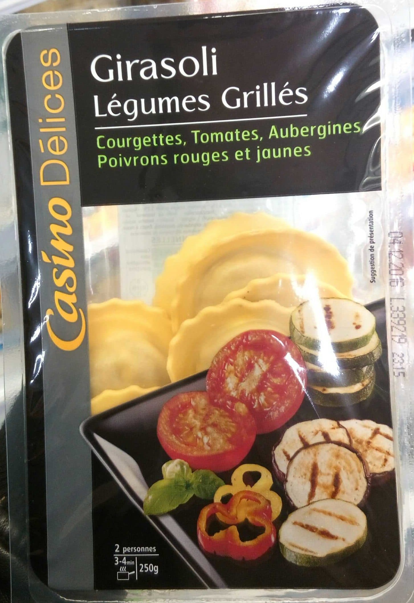 Casino Girasoli légumes grillés packshot