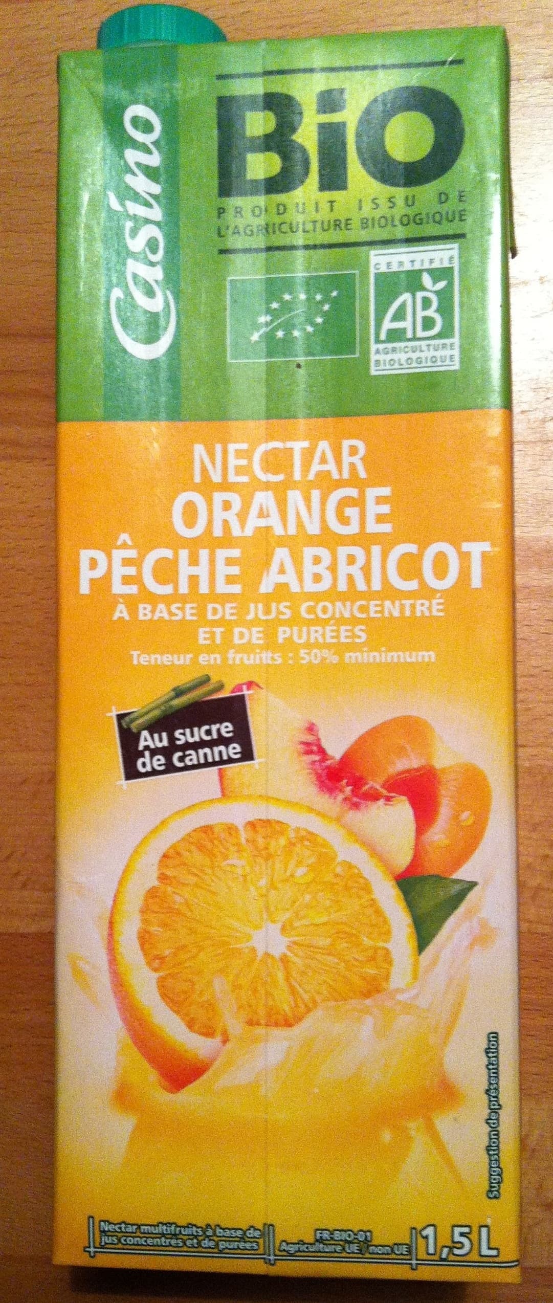 Casino Nectar Orange Pêche Abricot packshot