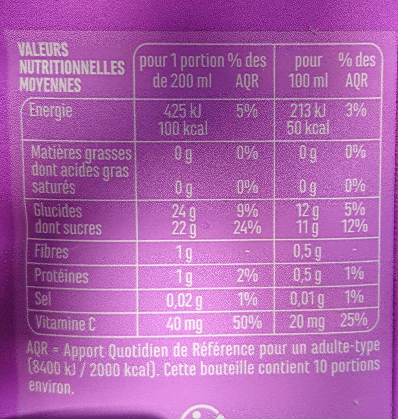 Casino 100% Pur Jus Multifruits packshot