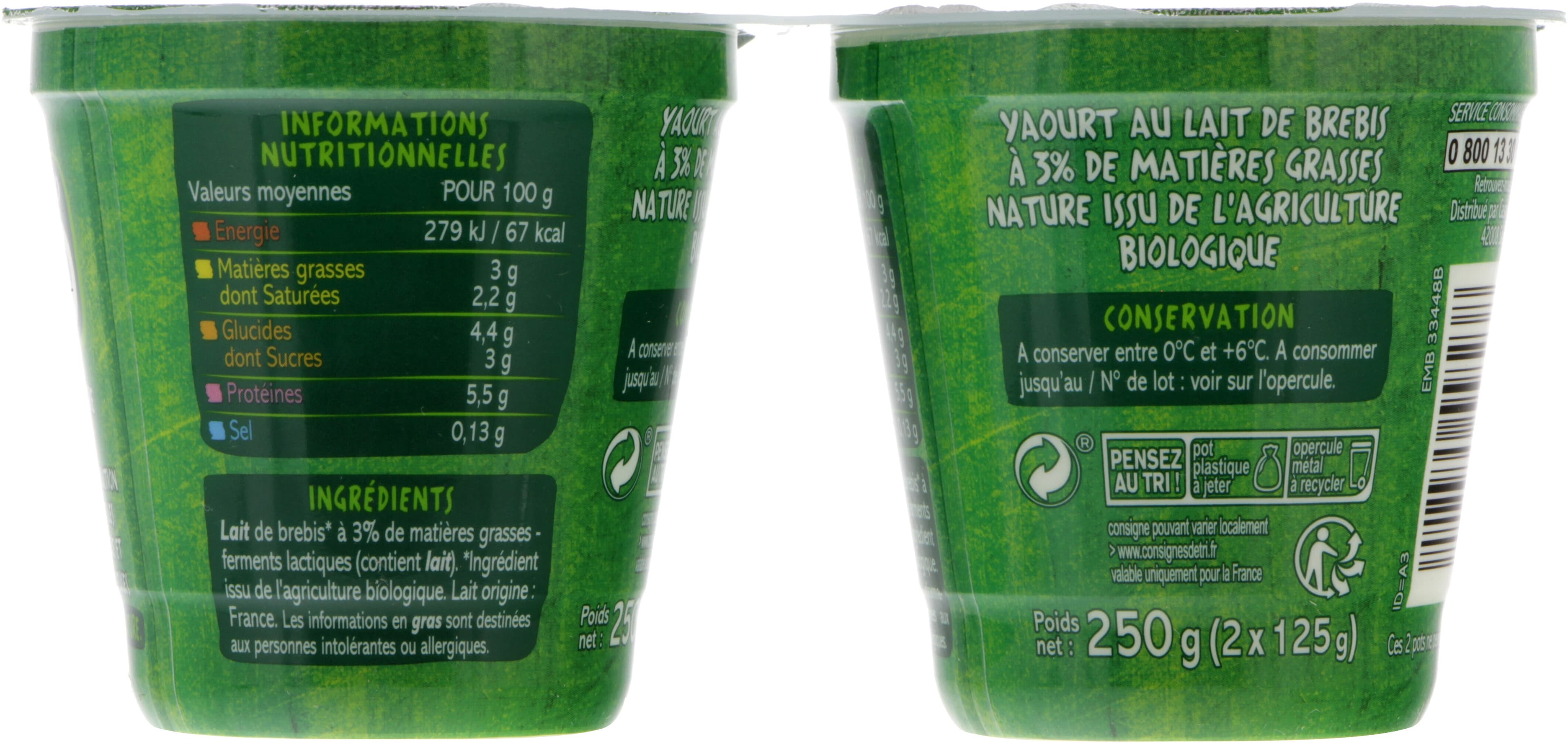 Casino Yaourt au lait de brebis nature packshot
