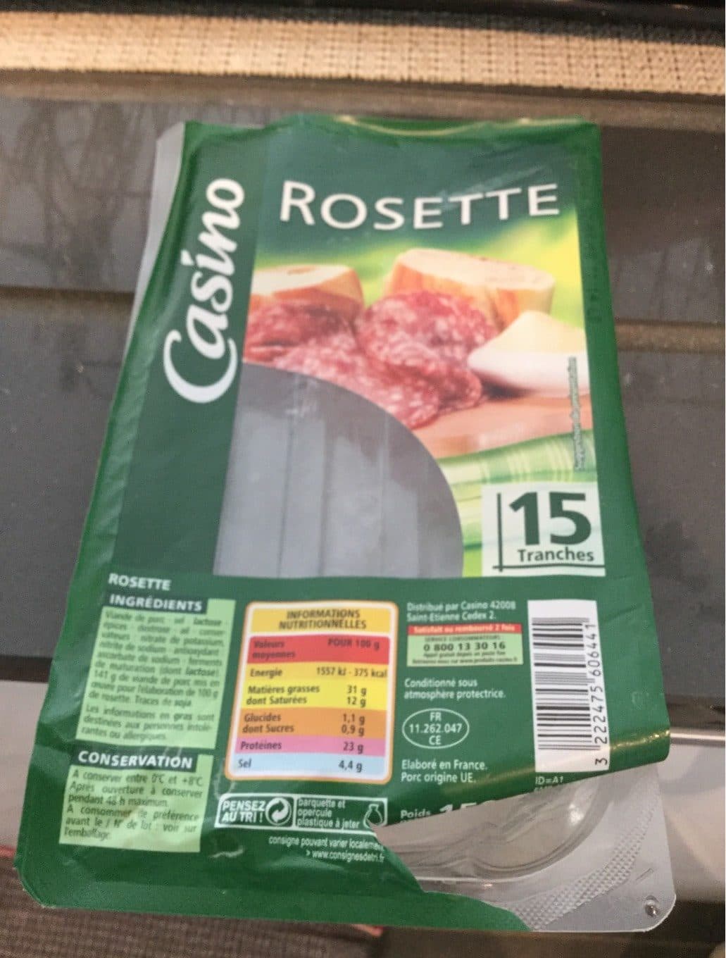 Casino Rosette en tranches packshot